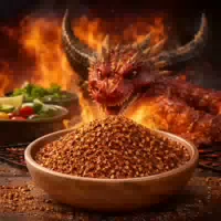 Drachenfeuer Tasty Bbq Gewürz für Grill und Barbecue, Intensive Würze mit Feiner Schärfe Tasty Bbq Spice Insider Glas Style 200 ml