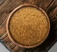Dukkah Spice Aromatisches Gewürz für Brot Dips und Orientalische Küche Dukkah Spice Insider Glas Style 200 ml