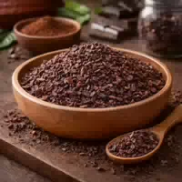 Kakao Nibs ohne Zucker, Knusprige Kakaostücke aus Kakaobohnen für Müsli und Desserts Cacao Nibs Beutel