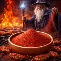 Magic Dust Gewürz, Magic Dust Bbq Rub, Rub Magic Dust für Grill Fleisch und Gemüse Magic Dust Bbq Rub Insider Glas Style 200 ml