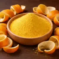 Orangenschalen Geschnitten, Unbehandelt Fruchtige Zitruswürze für Küche, Tee und Gebäck Dried Orange Peel Cut Insider Glas Style 400 ml