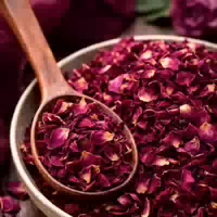 Premium Rosenblütenblätter Essbar, Stark Duftend, Schonend Getrocknet für Küche und Tee Rose Petals Insider Glas Style 400 ml