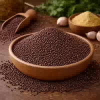 Senfkörner Braun, Handverlesen, Aromatische Würze für Küche und Marinaden Brown Mustard Seeds 500 g