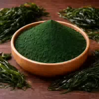 Spirulina Pulver Grün, Besonders Schonend Hergestellt, Feines Grünes Pulver für Smoothies und Küche Spirulina Powder Green Beutel