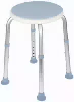 Duschhocker mit Drehbarem Sitz, 1 Stück