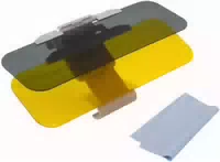Sonnenblende Safe View 2 in 1 für Tag und Nacht Reinigungstuch Gratis