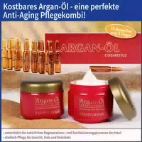 Bio Vital Pflegeset 3 Tlg Argan Öl Tag Und Nachtcreme Mit Arganöl Ampullen 15 Stk