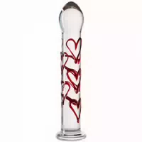Gildo No 30 Glasdildo Mit Herzen 17,5 Cm