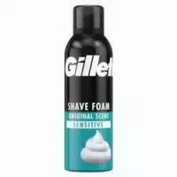 Gillette Serie Sensitive Rasierschaum fuer Empfindliche Haut