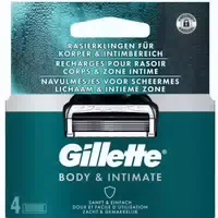 Gillette Intimate Rasierklingen für Sanfte Rasur im Intimbereich