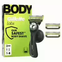 Gillette Labs Body Intimate Rasier und Reinigungscreme 2in1