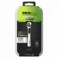 Gillette Labs, Rasierer mit Reinigungs Element, Reiseetui, 3 Klingen