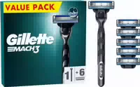 Gillette Mach3 Systemklingen mit Handstück