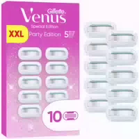 Gillette Venus Party Edition Damenrasierer für Empfindliche Haut mit Skincushion Gleitstreifen