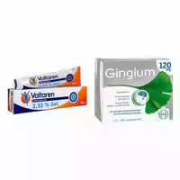 Gingium 120 mg Fta 120 stk Voltaren Schmerzgel Forte 180 g