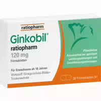 Ginkobil Ratiopharm 120mg 30 st Filmtabletten