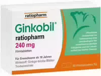 Ginkobil Ratiopharm 240 mg 60 Filmtabletten