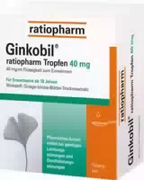 Ginkobil Ratiopharm Tropfen 40 mg 100 ml Tropfen