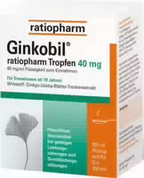 Ginkobil Ratiopharm 40mg Mit Ginkgo Biloba 200 Ml Tropfen