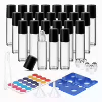 Glasflaschen Roller Ätherische Öle Antiuv Transparent 10ml X 1 st