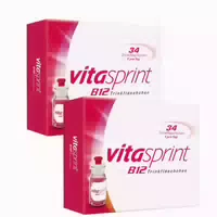 Vitasprint B12 Trinkfläschchen Doppelpack 2x34 St Trinkampullen