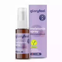 Gloryfeel Melatonin Spray Beere Passionsblume, Baldrian, Melisse, Lavendel, Vitamin B6 & B1