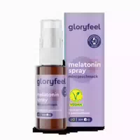 Gloryfeel Melatonin Baldrian, Lavendel Melissen Extrakt Spray Minze