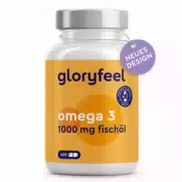 Gloryfeel Omega 3 400 Kapseln 1 000 mg Fischöl Pro Kapsel Omega 3 Fettsäuren Epa & Dha