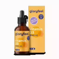 Gloryfeel Vitamin D3 Tropfen 1 000 I E 50 Ml
