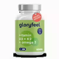 Gloryfeel Vitamin D3 K2 & Omega 3 5 000 I E 90 St