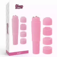 Glossy Mini Massagevibrator Mit Aufsätzen