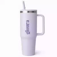 Gloura Thermobecher, Trinkflasche aus Edelstahl, für Heiße und Kalte Getränke, Sport & Alltag