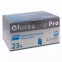 Gluceofine Pro Safety Sicherheits Lanzetten 23 G 2,2 Mm