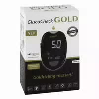 Gluco Check Gold Blutzuckermessgerät Set Mmol l