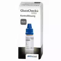 Gluco Check Gold Kontrolllösung Hoch