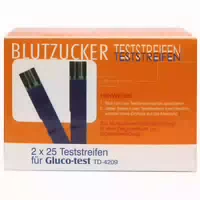 Gluco Test Td 4209 Blutzucker Teststreifen