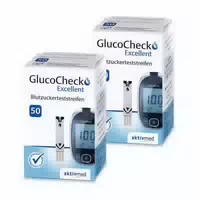 Glucocheck Excellent Blutzuckerteststreifen, 100 Stück