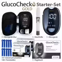 Glucocheck Gold Blutzuckermessgerät Mg Dl 110 Teststreifen