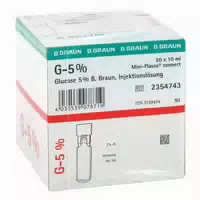 Glucose 5% Braun Mini Plasco Connect Iniecto Lsg