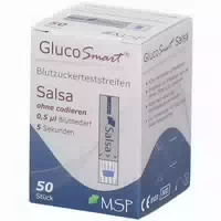Glucosmart Salsa Blutzuckerteststreifen Dose 50 st Teststreifen