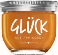 Glück Fruchtaufstrich aus Aprikosen