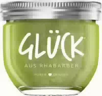 Glück Fruchtaufstrich aus Rhabarber