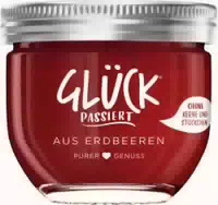 Glück Passiert aus Erdbeeren