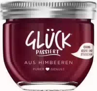 Glück Passiert aus Himbeeren