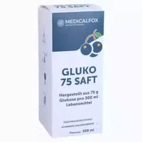 Gluko 75 Saft Schwarze Johannisbeere 300 ml