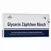 Glycerin Zã¤pfchen Rã¶sch 1 G Gegen Verstopfung