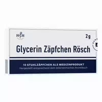 Glycerin Zäpfchen Rösch 2 g gegen Verstopfung