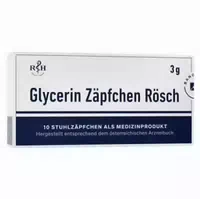 Glycerin Zäpfchen Rösch 3 G Gegen Verstopfung 100 St Suppositorien