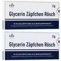 Glycerin Zäpfchen Rösch 1 g gegen Verstopfung
