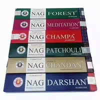 Golden Nag Champa Räucherstäbchen 6 Boxen Vijayshree 6 Stück 1 st